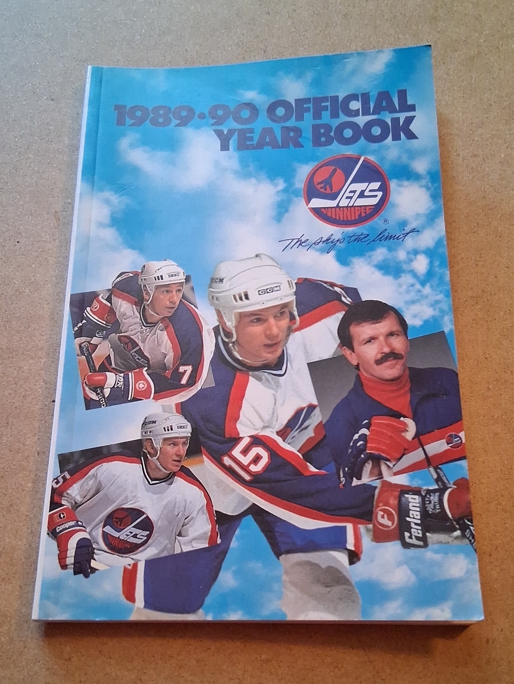 1989-90 Official Year Book - Blue Cover